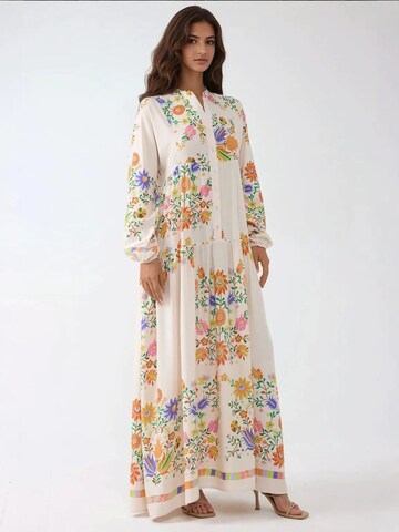 Robe Hiccup en beige : devant