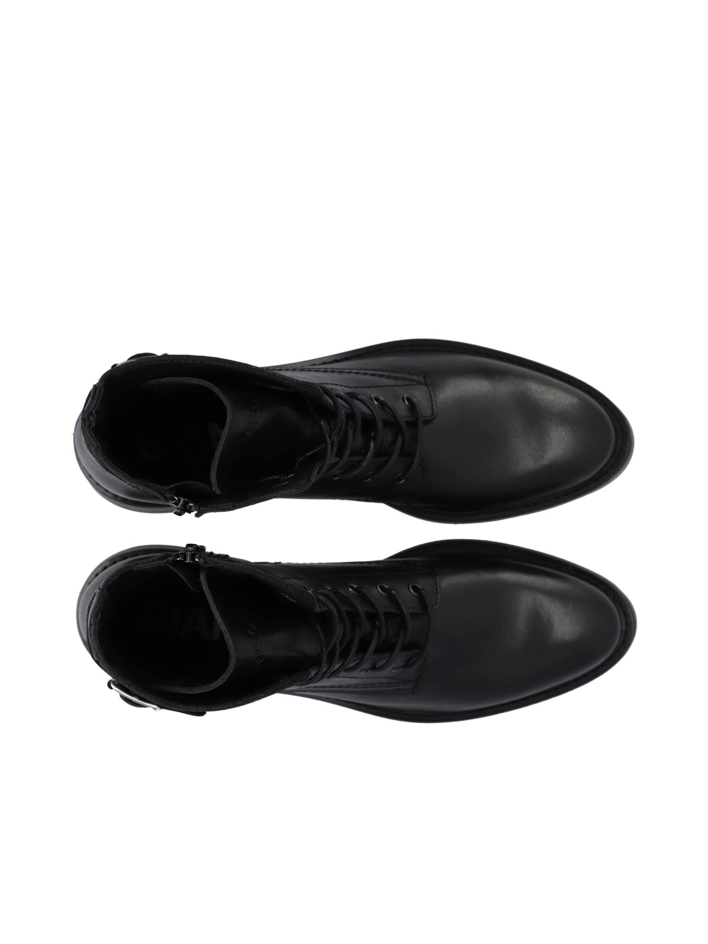 Bianco Snørestøvletter 'Panama' i sort