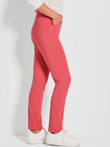 Coupe slim Pantalon 'BELLA' Goldner en orange