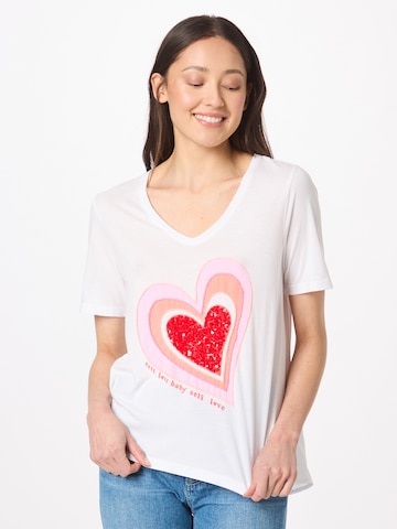 Grace - Camiseta en blanco: frente