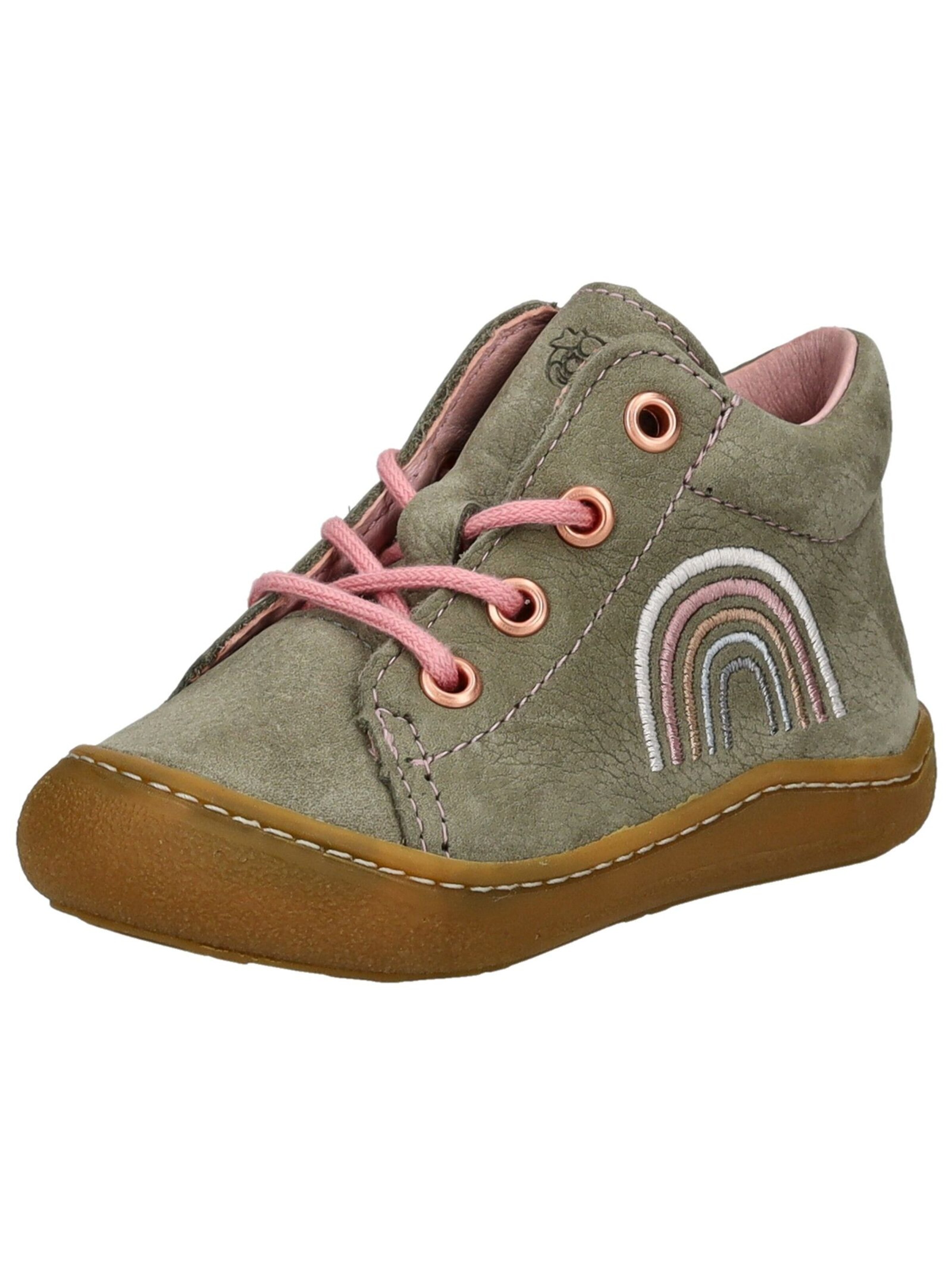 Pepino Lauflernschuh in Grau: Vorderseite