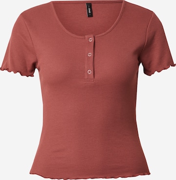 T-shirt 'ONLUMA' ONLY en rouge : devant