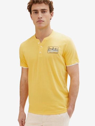 TOM TAILOR قميص بلون أصفر