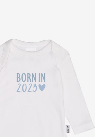 LILIPUT Langarmbody 'born in 2023' in Weiß