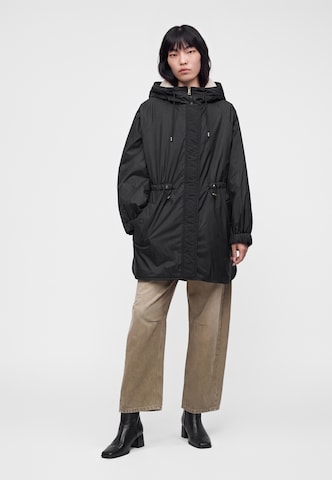 Weekend Max Mara Ανοιξιάτικο ή φθινοπωρινό παρκά 'WKDALCAMO' σε μαύρο