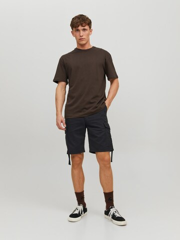 JACK & JONES - regular Pantalón cargo 'Marley' en negro