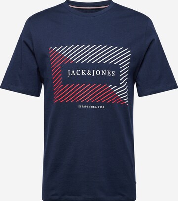 JACK & JONES Majica 'CYRUS' | modra barva: sprednja stran