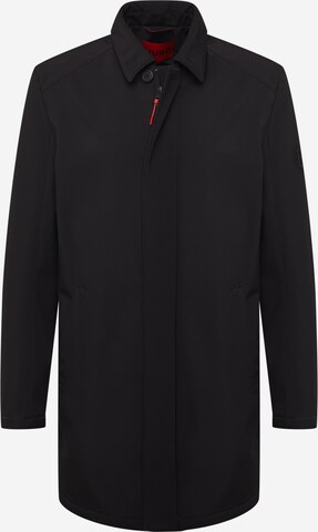 Manteau mi-saison 'Marec' HUGO en noir : devant