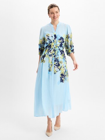 COMMA Jurk ' ' in Blauw: voorkant
