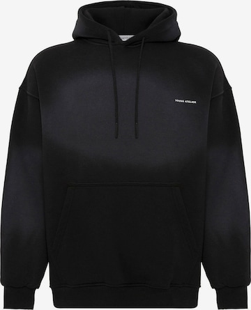 Bluză de molton de la Dandalo pe negru: față