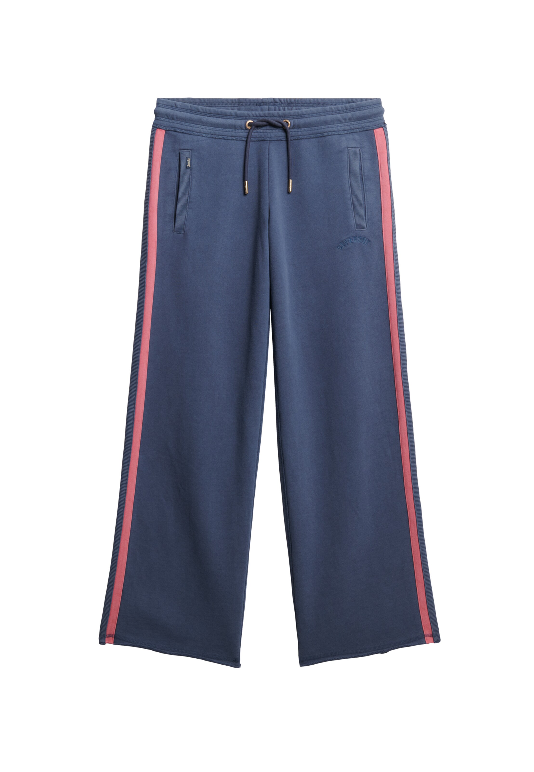 Superdry Pants 'Essentials' in Blue: front