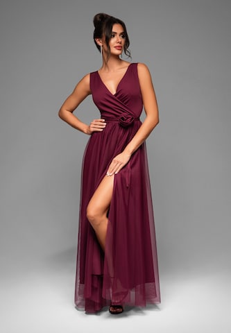 Ombre Evening dress in Red