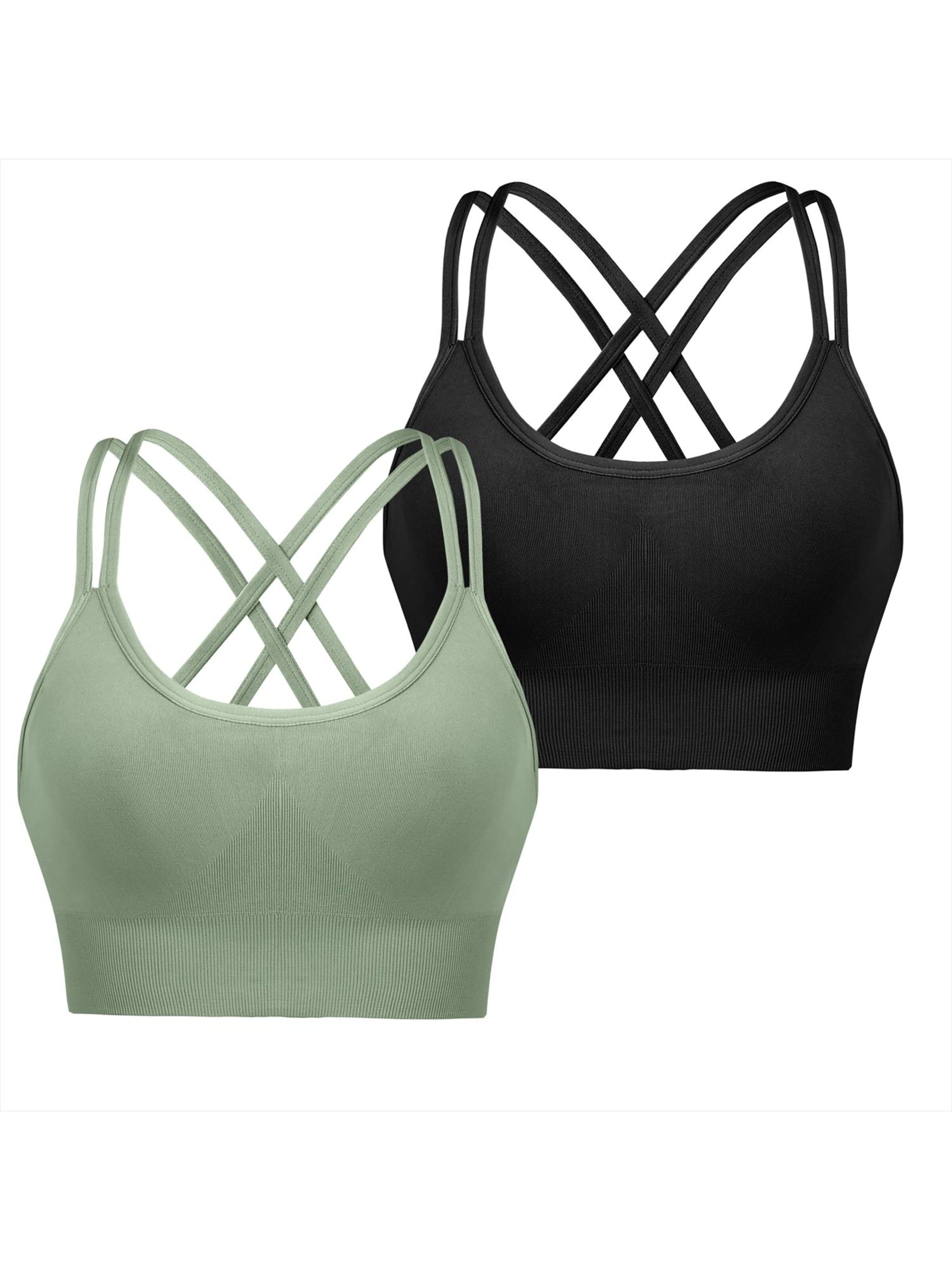 AOTTORI Bustier Sport-BH‌‌‌‌‌ in Grün: Vorderseite