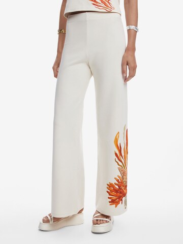 Desigual - regular Pantalón en blanco: frente