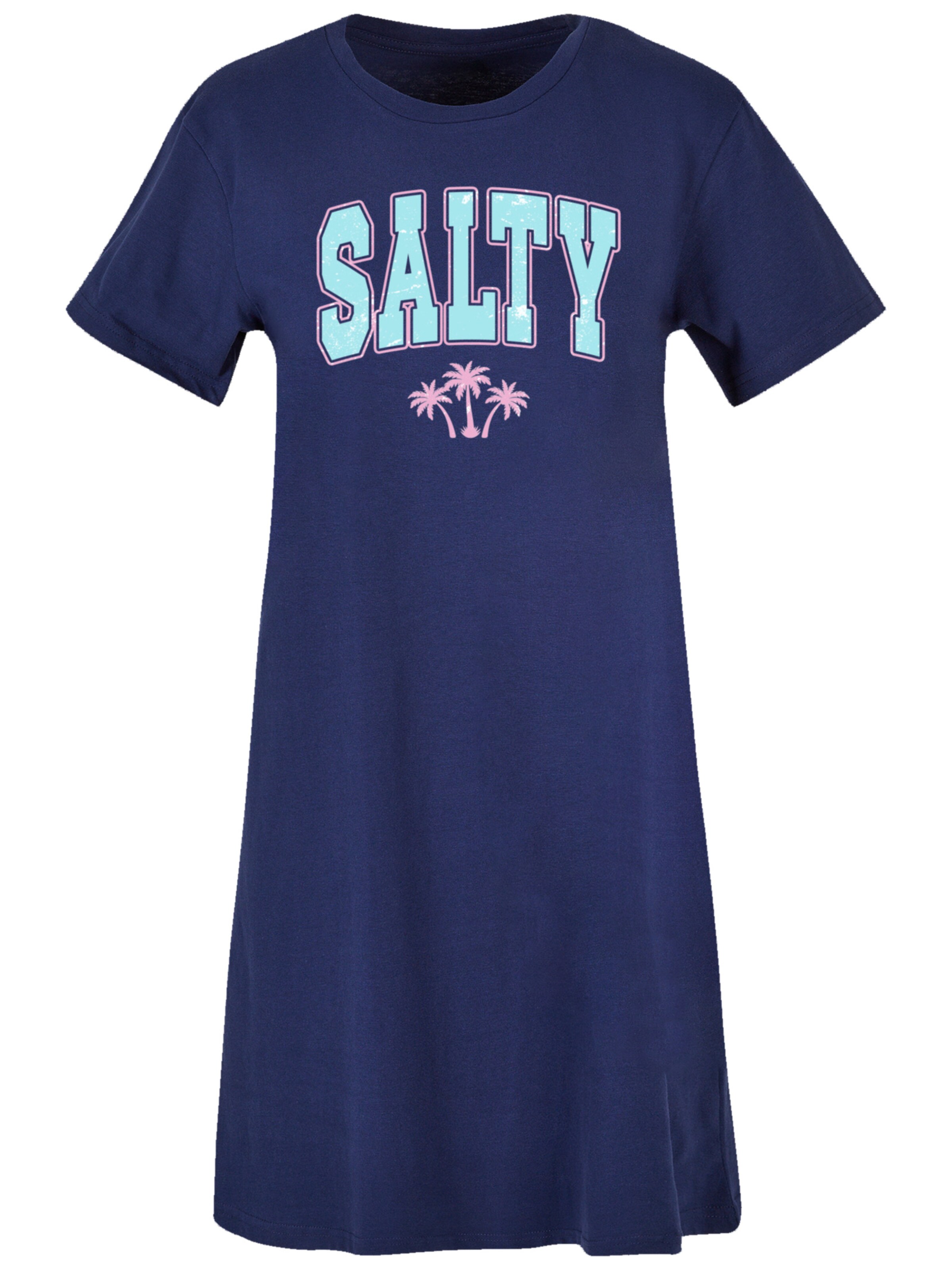 F4NT4STIC Jurk 'Beach Summer Vacation Salty' in Blauw: voorkant