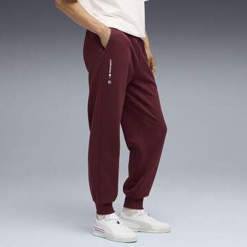 PUMA Tapered Sporthose 'BMW Motorsport Ess+' in Rot: Vorderseite