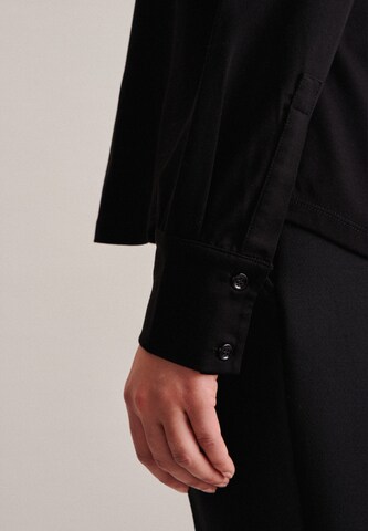 SEIDENSTICKER Bluse 'Schwarze Rose' in Schwarz