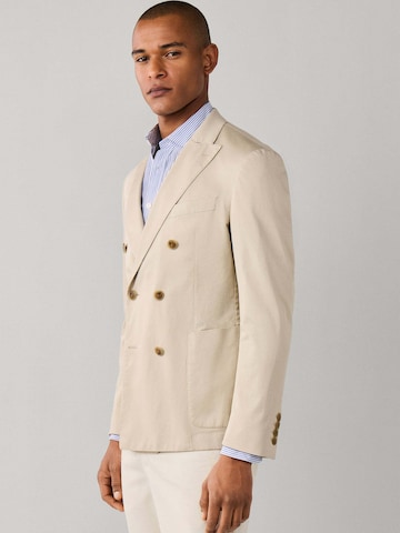 Coupe regular Veste de costume Hackett London en beige