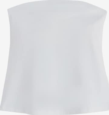 Bandeau Sutien de la Next pe alb: față