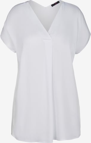 Emilia Lay Blouse in Wit: voorkant
