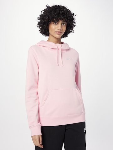 Nike Sportswear Sweatshirt in Roze: voorkant