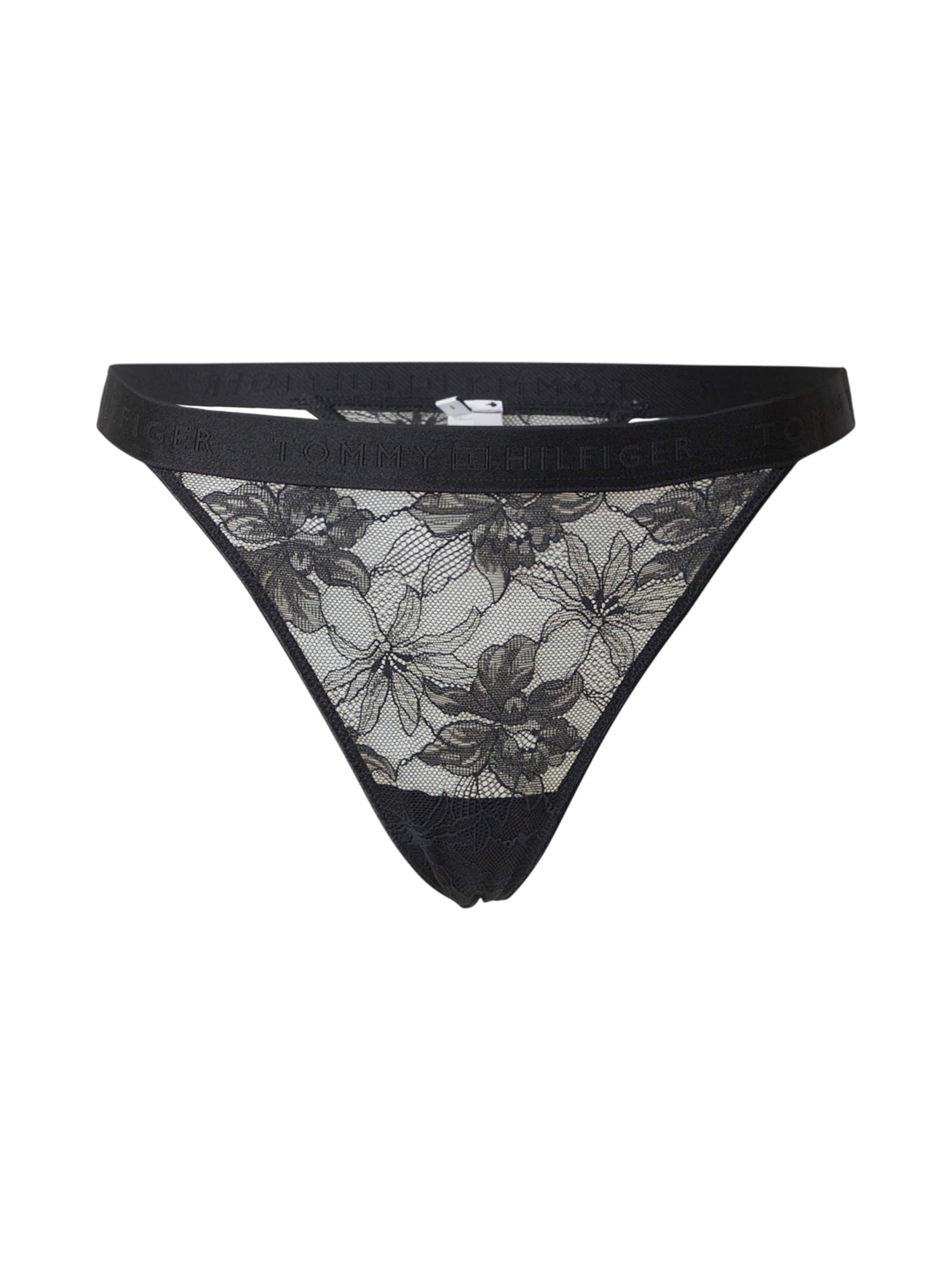 Tommy Hilfiger Underwear Стринги в Черный: спереди