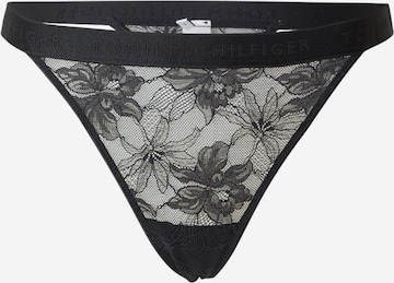 Tommy Hilfiger Underwear Стринги в Черный: спереди