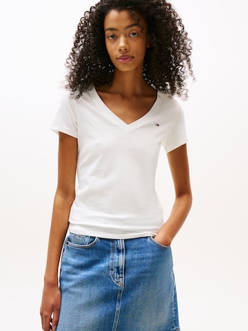 Tommy Jeans Koszulka w kolorze różowy: przód