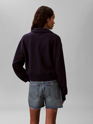 Sweat-shirt Calvin Klein Jeans en bleu