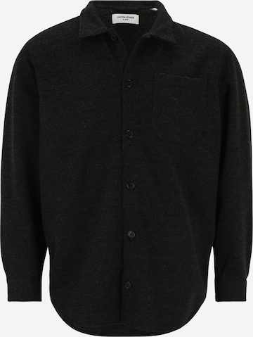 Coupe regular Chemise 'ZAC' Jack & Jones Plus en noir : devant