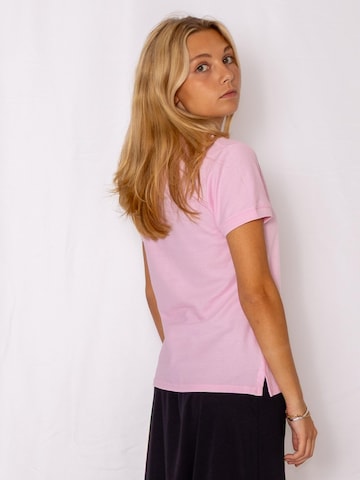 FRUIT OF THE LOOM Shirt 'Womens premium short sleeve polo' in Roze