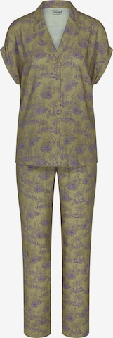 TRIUMPH Pyjama ' Red Label Boyfriend Fit ' in Grün: Vorderseite