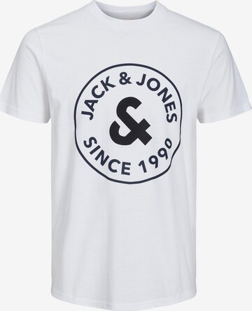 JACK & JONES Short Pajamas 'AARON' in White