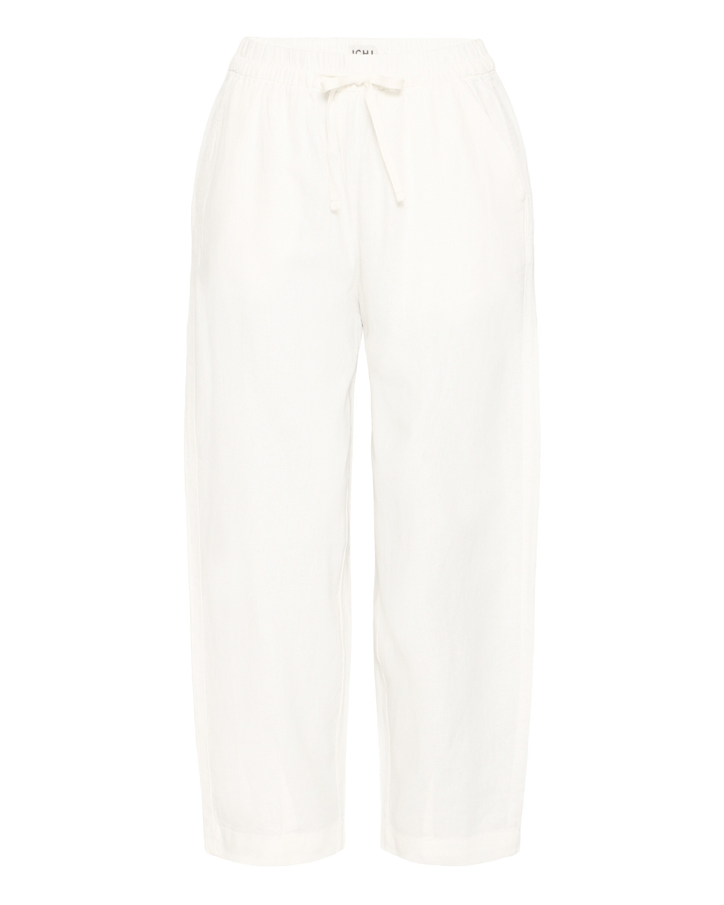 ICHI - Pierna ancha Pantalón 'Linno' en blanco: frente