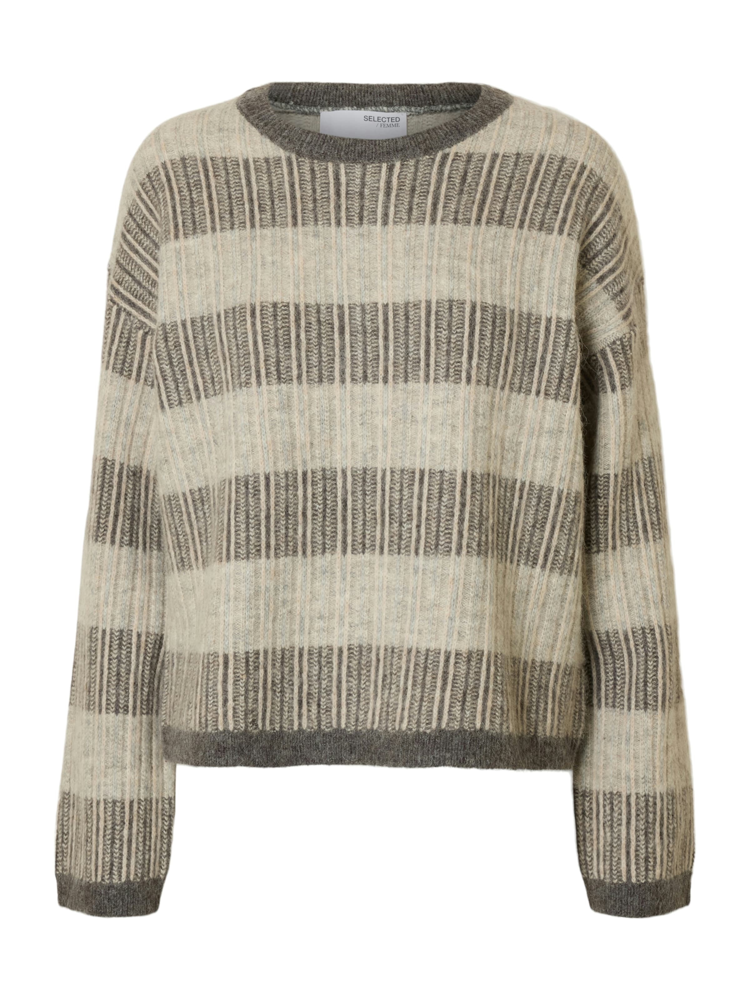 SELECTED Sweater 'SLFALVA' in Grey: front