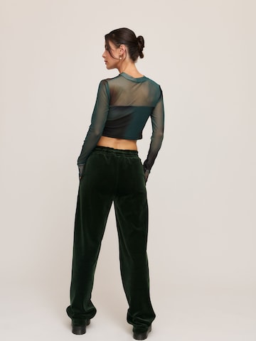 A LOT LESS Wide leg Pants 'Henriette Pants' in Grey