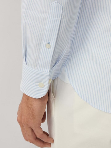 Hackett London Slim Fit Hemd in Blau
