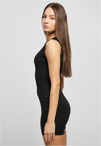 Urban Classics Knitted Top in Black
