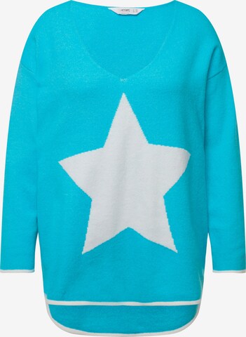 Angel of Style Sweater in Blue: front