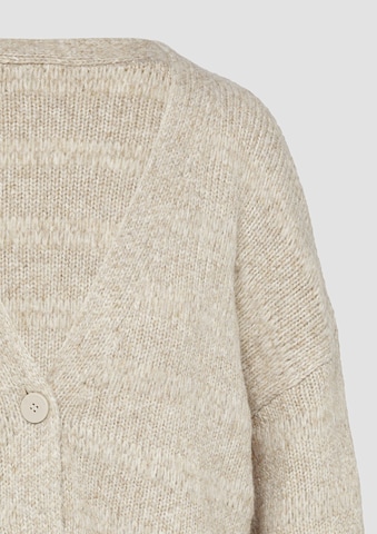 QS Gebreid vest in Beige