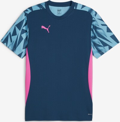PUMA Camiseta de fútbol 'Individual Final' en marino / azul claro / rosa neón, Vista del producto