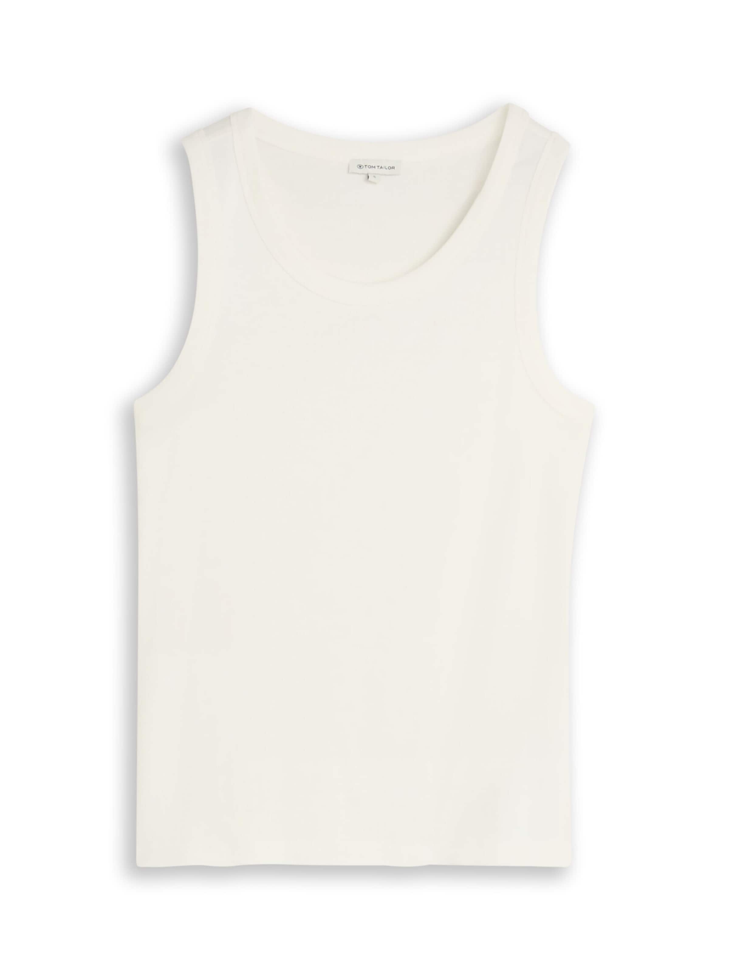 TOM TAILOR Top in XXL in de kleur Wit, Productweergave