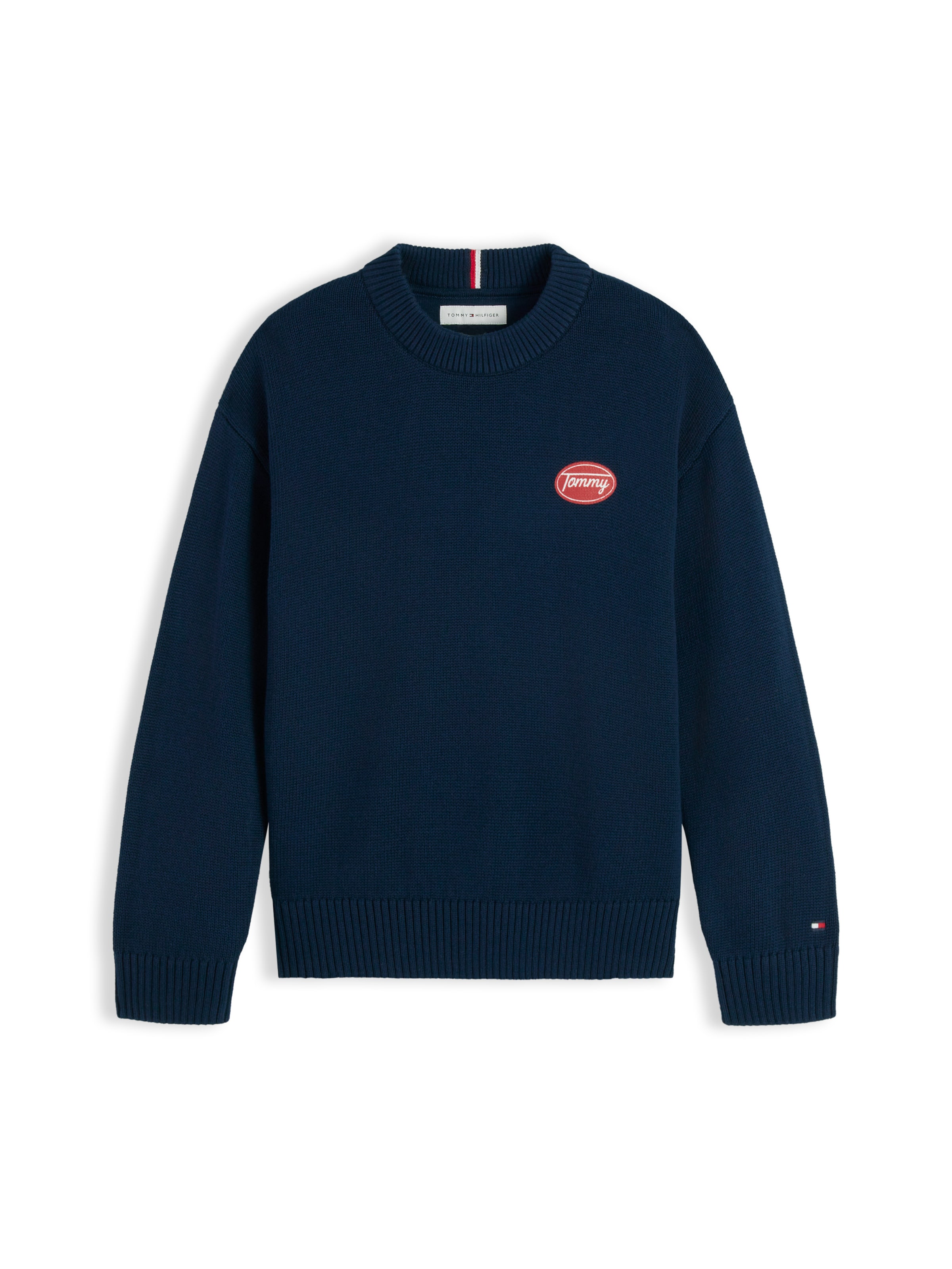 TOMMY HILFIGER Trui 'Essential' in Blauw: voorkant