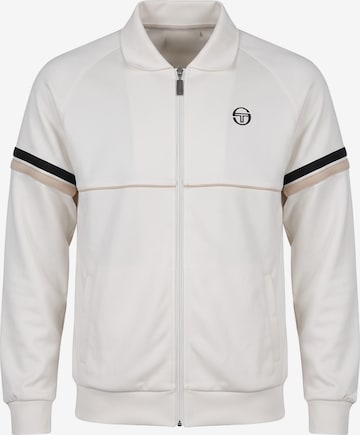 Giacca per l'allenamento 'Orion 024' di Sergio Tacchini in bianco: frontale