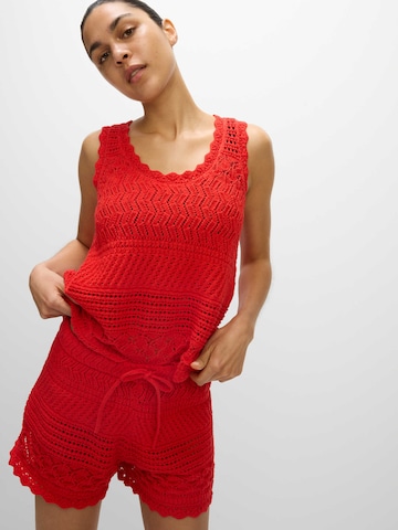 Marks & Spencer Knitted top in Red: front