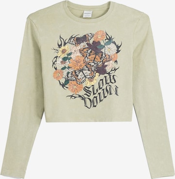 Maglietta di Bershka in beige: frontale