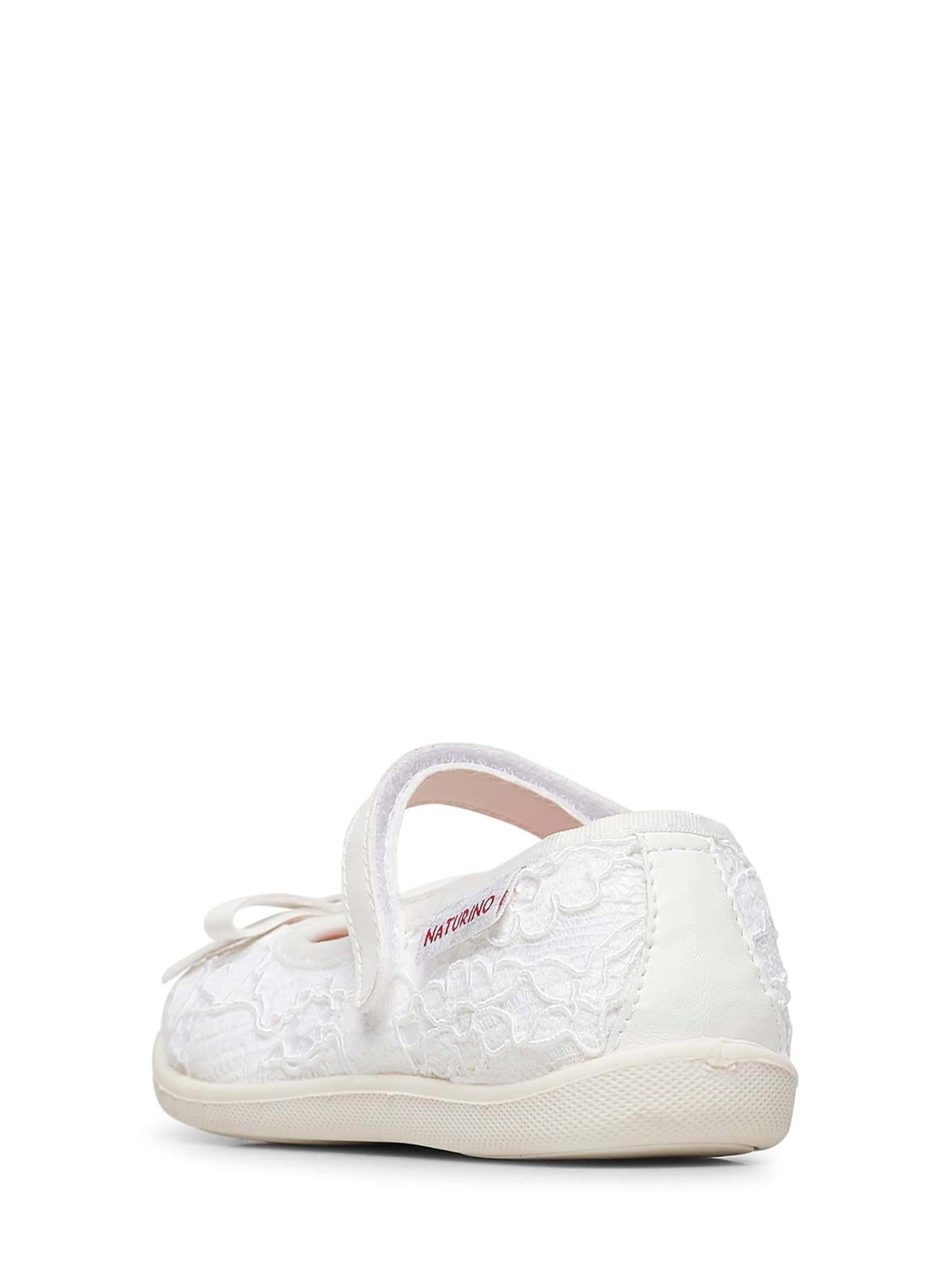 NATURINO Ballerina's 'CLARIES 2' in Wit