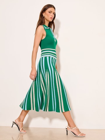 zaļš Lipsy Adīta kleita