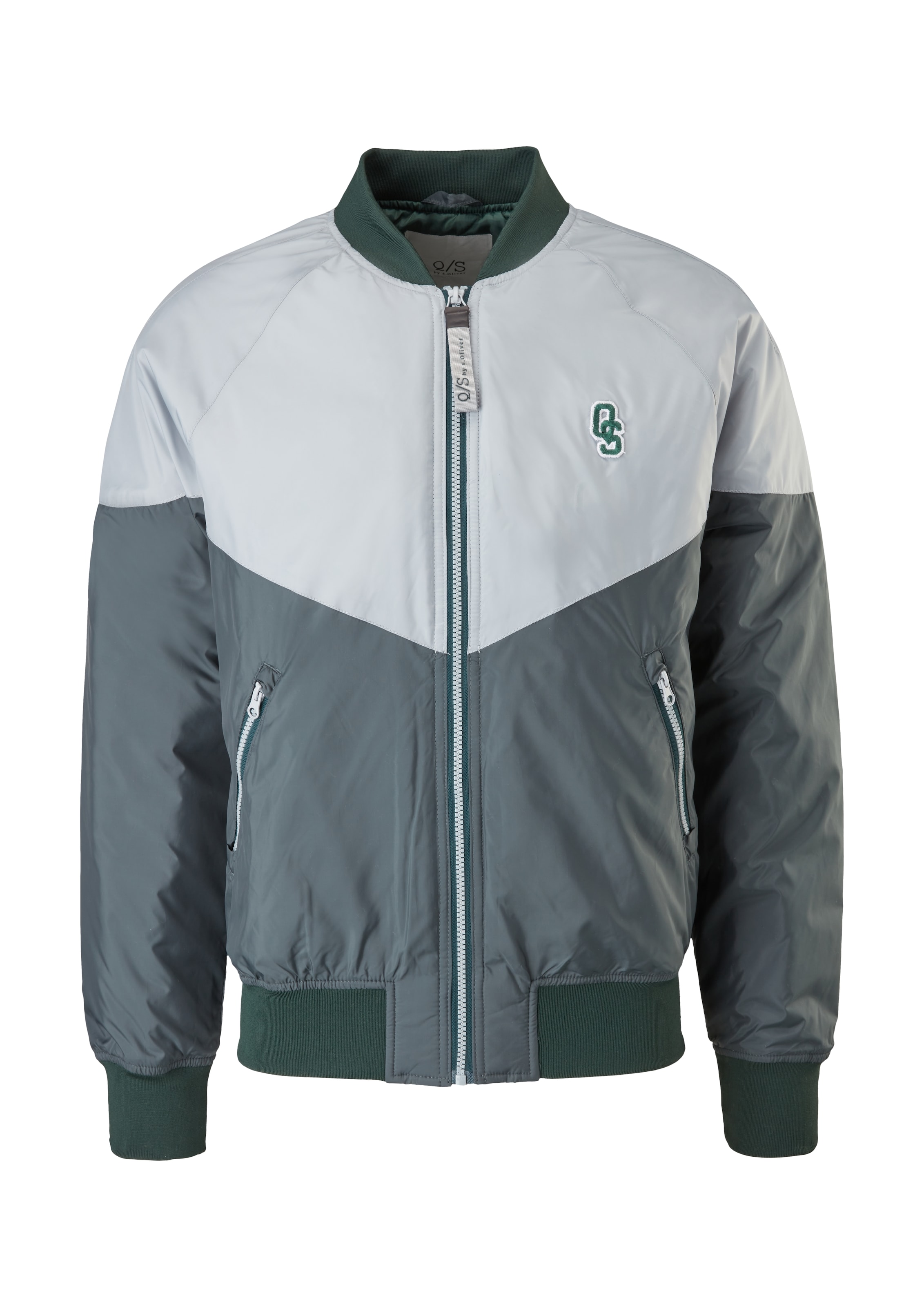 Veste mi-saison QS en gris : devant