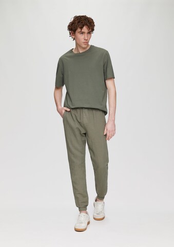 Effilé Pantalon QS en vert